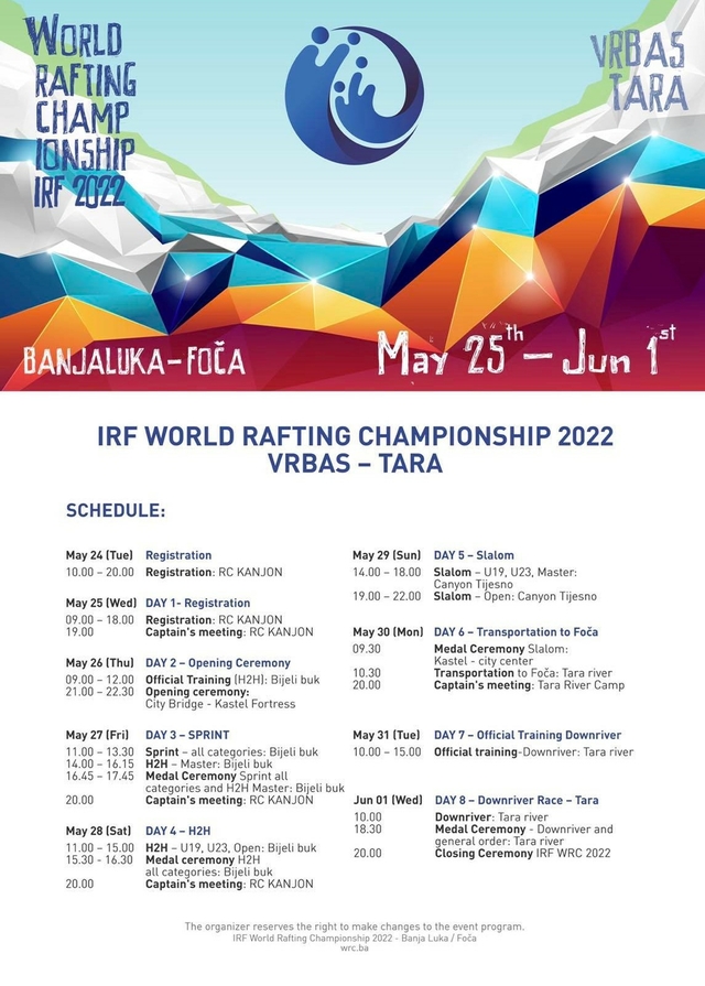WRC R4 2022 Schedule