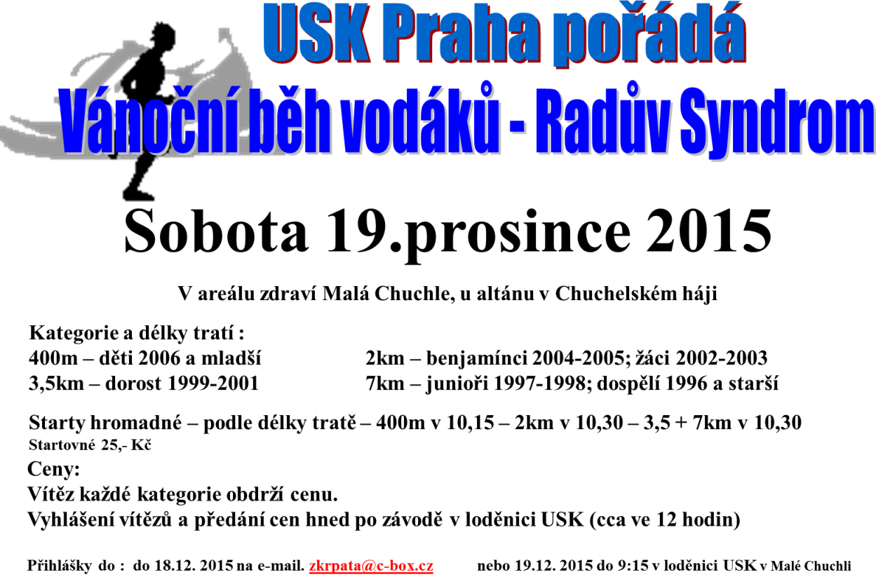 pozvanka vanocni beh usk