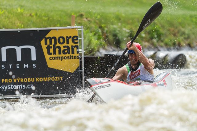 Richard Hála - vítěz kategorie K1 muži (foto Jan Homolka) Hala